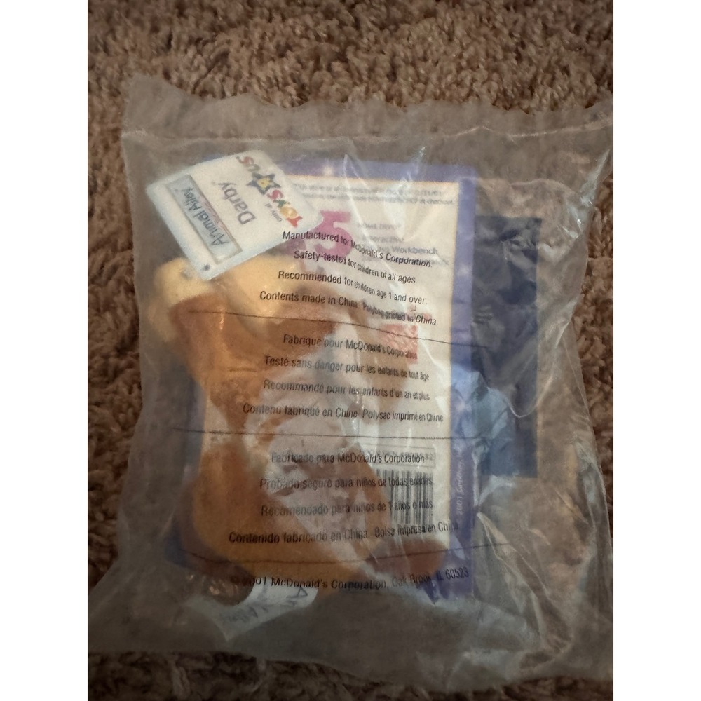 McDonald's Happy Meal Animal Alley Complete Set of 8 Sealed Toys - Picture 3 of 16